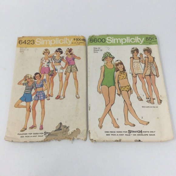 Vintage Children and Toddler Sewing Patterns - Picture 2 of 14